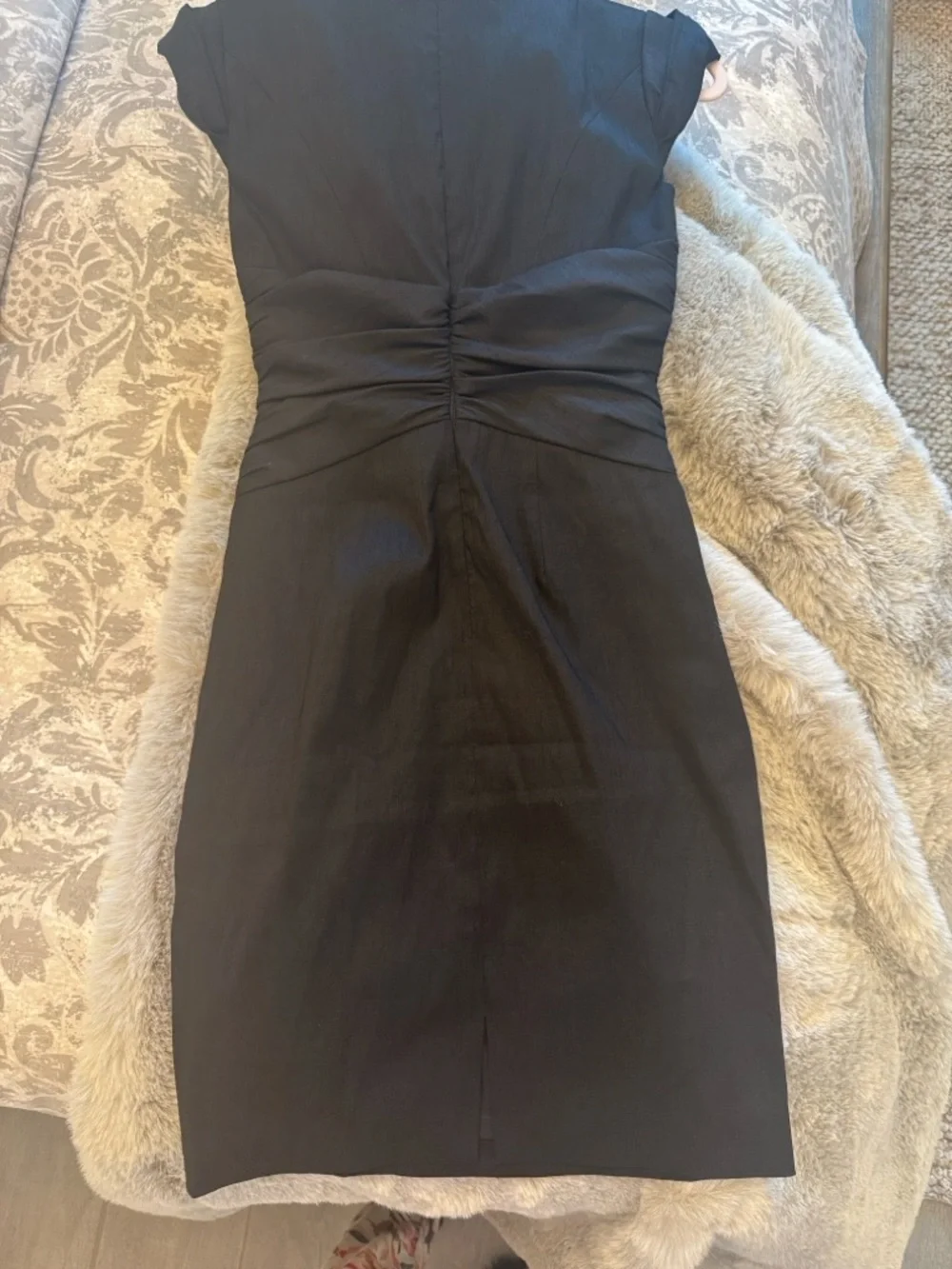 White House Black Market Black Knot-Front Midi Dress - Picture 16 of 16